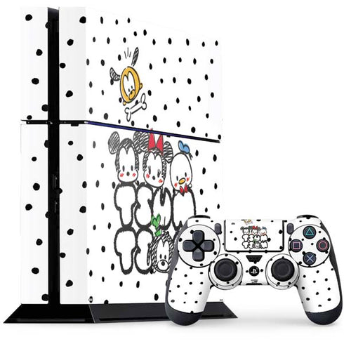 Disney Tsum Tsum Characters Art PS4 Console and Controller Bundle Skin