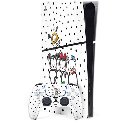 Disney Tsum Tsum Characters Art PS5 Slim Digital Edition Console Skin