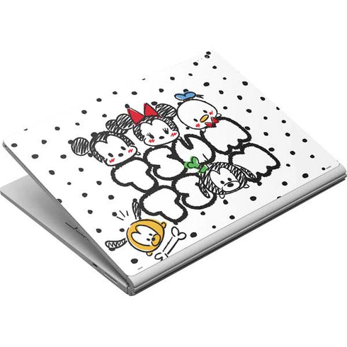 Disney Tsum Tsum Characters Art Surface Book Skin