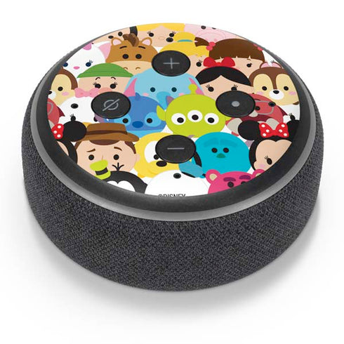 Disney Tsum Tsum Close up Characters Amazon Echo Dot Skin
