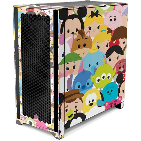 Disney Tsum Tsum Close up Characters Corsair 4000D Tempered Glass Mid-Tower ATX Case Skin
