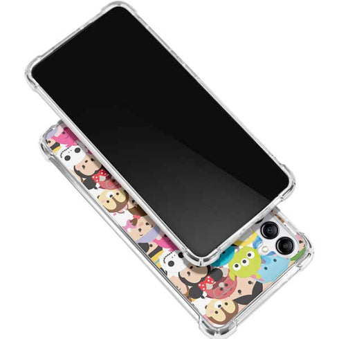 Disney Tsum Tsum Close up Characters Galaxy A15 5G Clear Case