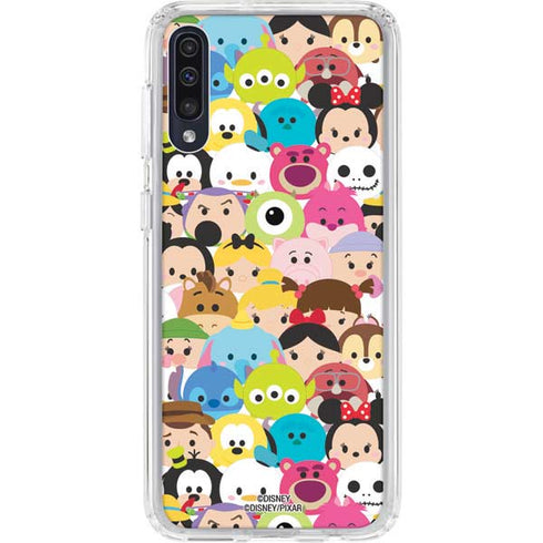 Disney Tsum Tsum Close up Characters Galaxy A50 Clear Case