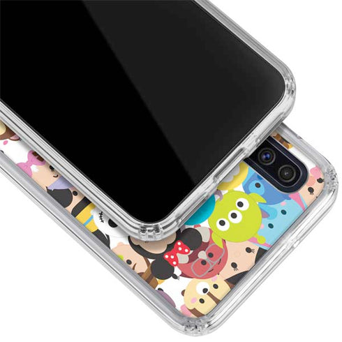 Disney Tsum Tsum Close up Characters Galaxy A50 Clear Case