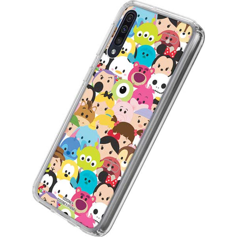 Disney Tsum Tsum Close up Characters Galaxy A50 Clear Case