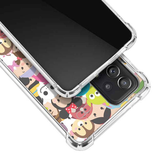 Disney Tsum Tsum Close up Characters Galaxy A52 5G Clear Case