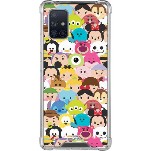 Disney Tsum Tsum Close up Characters Galaxy A71 5G Clear Case