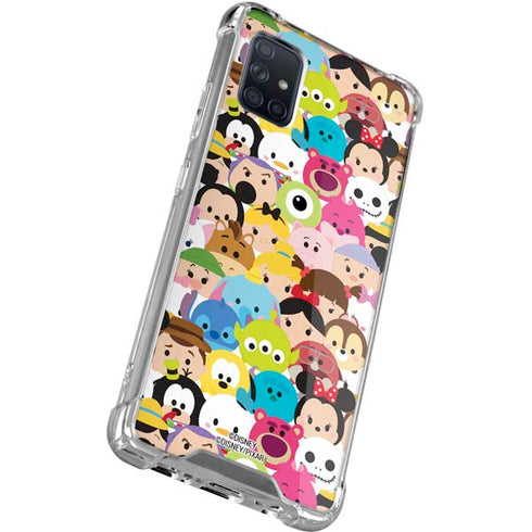 Disney Tsum Tsum Close up Characters Galaxy A71 5G Clear Case