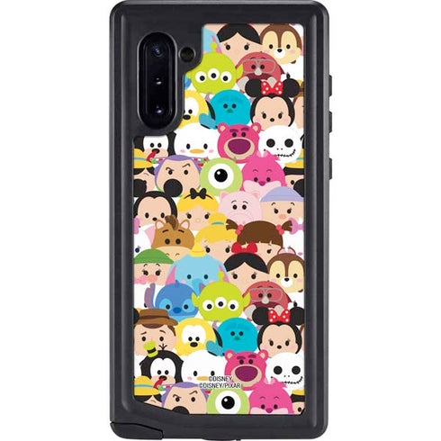 Disney Tsum Tsum Close up Characters Galaxy Note 10 Waterproof Case