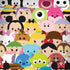 Disney Tsum Tsum Close up Characters Galaxy Note 8 Skin