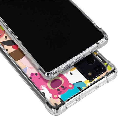Disney Tsum Tsum Close up Characters Galaxy Note20 5G Clear Case