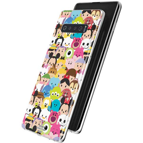 Disney Tsum Tsum Close up Characters Galaxy S10 Plus Skin