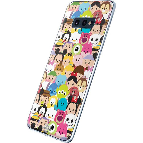 Disney Tsum Tsum Close up Characters Galaxy S10e Skin