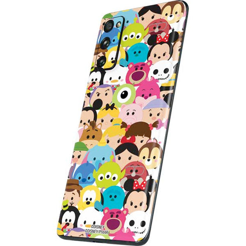 Disney Tsum Tsum Close up Characters Galaxy S20 Fan Edition Skin
