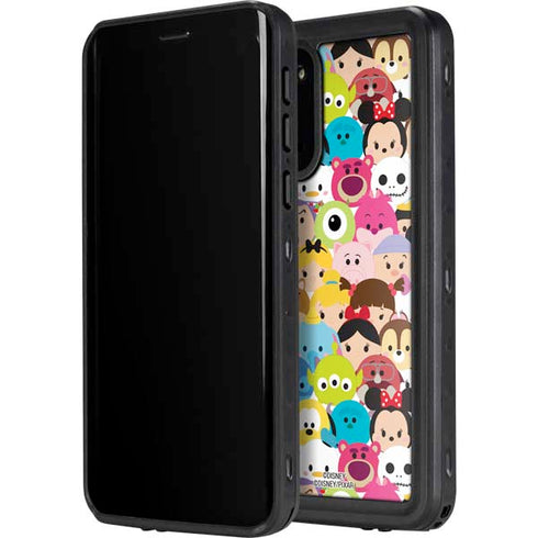 Disney Tsum Tsum Close up Characters Galaxy S20 Waterproof Case