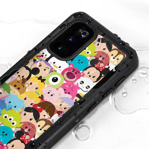 Disney Tsum Tsum Close up Characters Galaxy S20 Waterproof Case