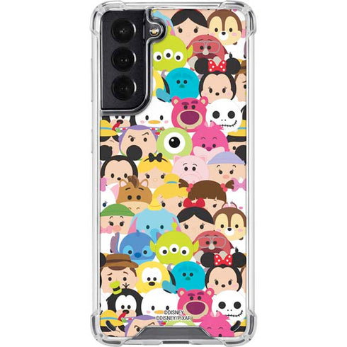 Disney Tsum Tsum Close up Characters Galaxy S21 5G Clear Case