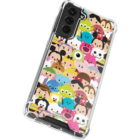 Disney Tsum Tsum Close up Characters Galaxy S21 FE Clear Case
