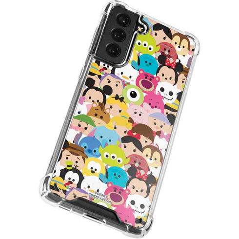 Disney Tsum Tsum Close up Characters Galaxy S21 Plus 5G Clear Case