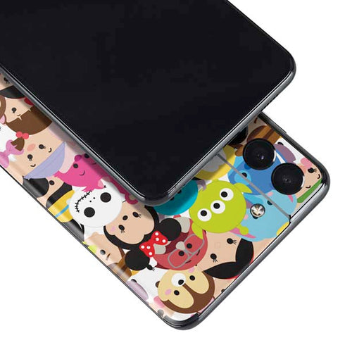 Disney Tsum Tsum Close up Characters Galaxy S21 Plus 5G Skin