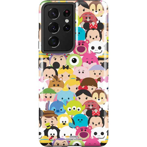 Disney Tsum Tsum Close up Characters Galaxy S21 Ultra 5G Pro Case