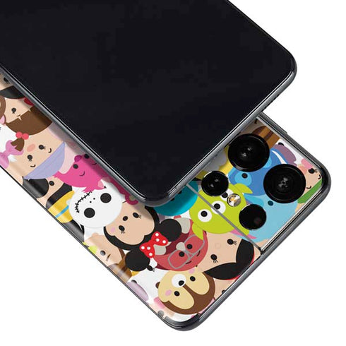 Disney Tsum Tsum Close up Characters Galaxy S21 Ultra 5G Skin