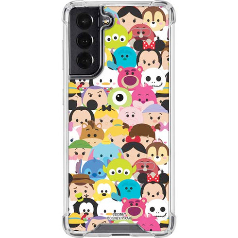 Disney Tsum Tsum Close up Characters Galaxy S22 Clear Case
