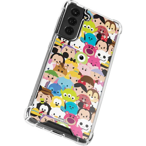 Disney Tsum Tsum Close up Characters Galaxy S22 Plus Clear Case