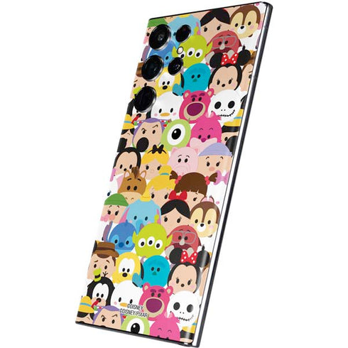 Disney Tsum Tsum Close up Characters Galaxy S22 Ultra Skin