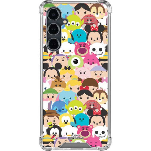 Disney Tsum Tsum Close up Characters Galaxy S23 FE Clear Case