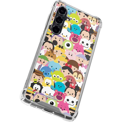 Disney Tsum Tsum Close up Characters Galaxy S23 FE Clear Case