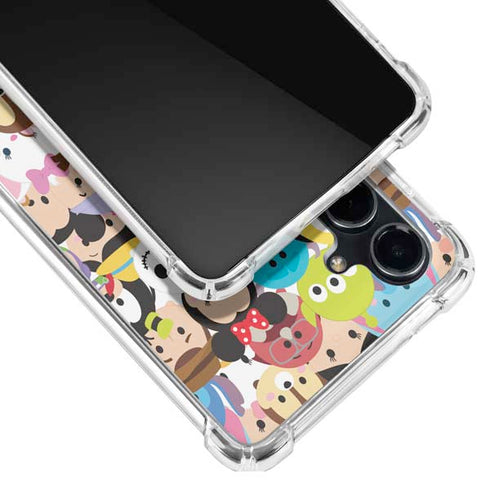 Disney Tsum Tsum Close up Characters Galaxy S23 FE Clear Case