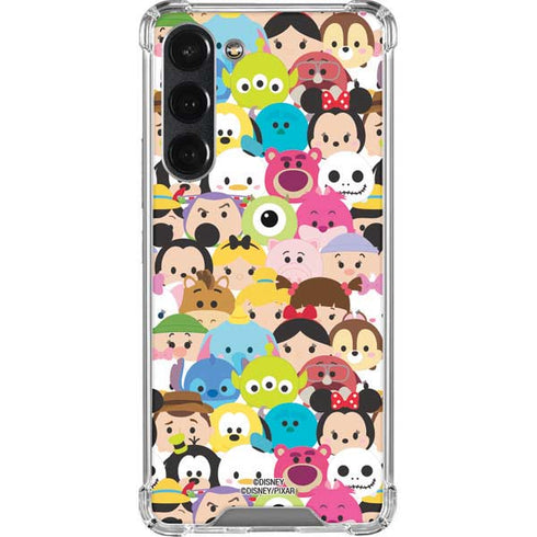 Disney Tsum Tsum Close up Characters Galaxy S23 Plus Clear Case