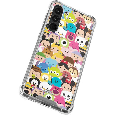 Disney Tsum Tsum Close up Characters Galaxy S23 Plus Clear Case