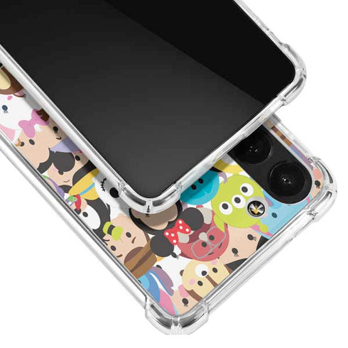 Disney Tsum Tsum Close up Characters Galaxy S23 Plus Clear Case