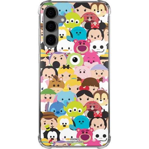 Disney Tsum Tsum Close up Characters Galaxy S24 Plus Clear Case