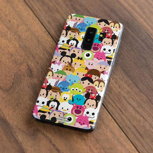 Disney Tsum Tsum Close up Characters Galaxy S9 Plus Skin