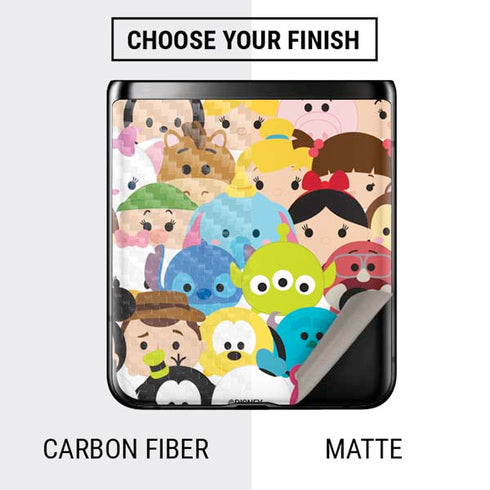Disney Tsum Tsum Close up Characters Galaxy Z Flip Skin