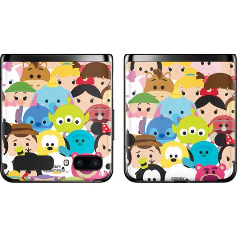 Disney Tsum Tsum Close up Characters Galaxy Z Flip Skin