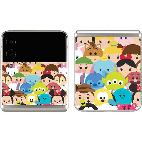Disney Tsum Tsum Close up Characters Galaxy Z Flip3 5G Skin