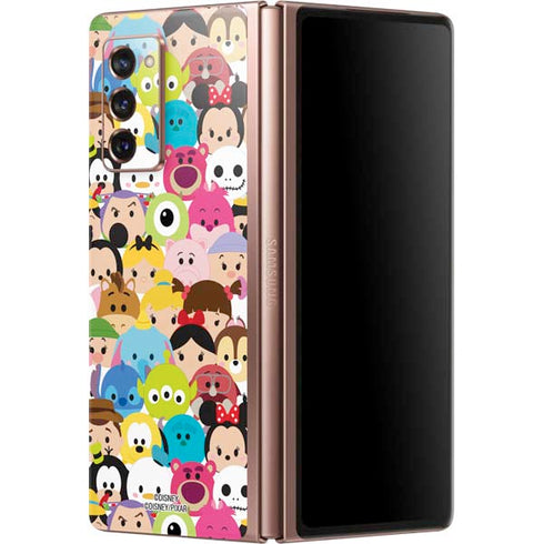 Disney Tsum Tsum Close up Characters Galaxy Z Fold2 5G Skin