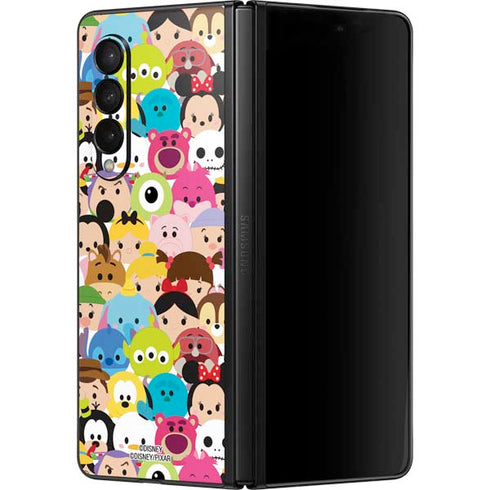 Disney Tsum Tsum Close up Characters Galaxy Z Fold3 5G Skin