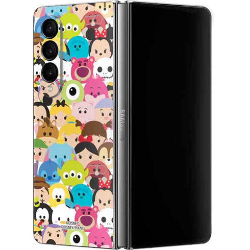 Disney Tsum Tsum Close up Characters Galaxy Z Fold4 5G Skin