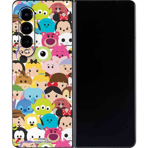 Disney Tsum Tsum Close up Characters Galaxy Z Fold4 5G Skin
