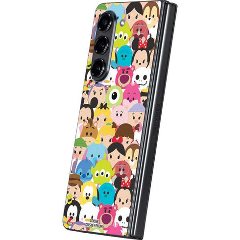 Disney Tsum Tsum Close up Characters Galaxy Z Fold5 5G Skin