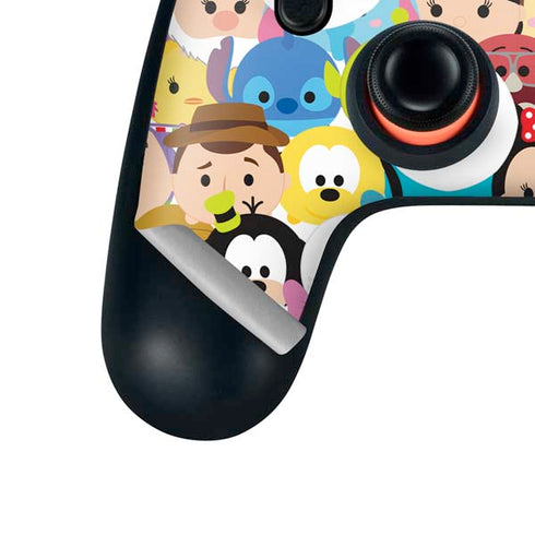 Disney Tsum Tsum Close up Characters Google Stadia Controller Skin