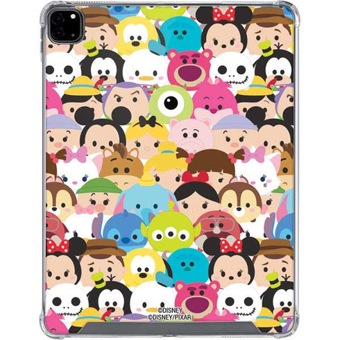 Disney Tsum Tsum Close up Characters iPad Pro 12.9in (2020) Clear Case