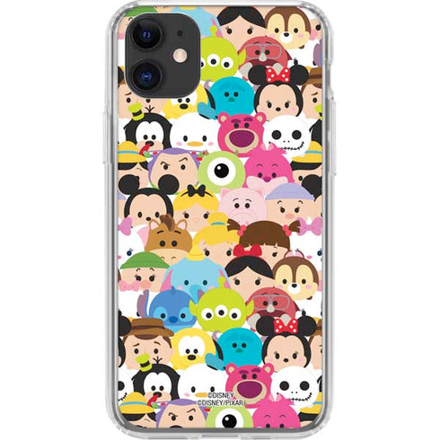 Disney Tsum Tsum Close up Characters iPhone 11 Clear Case