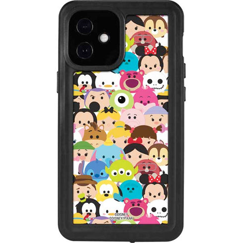 Disney Tsum Tsum Close up Characters iPhone 12 Mini Waterproof Case