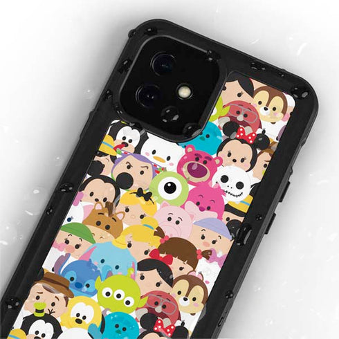 Disney Tsum Tsum Close up Characters iPhone 12 Mini Waterproof Case